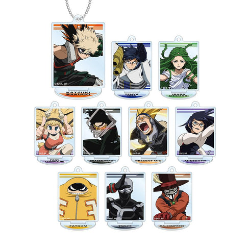 『僕のヒーローアカデミア』トレーディングアクリルスタンドキーホルダー ver.B(単位/BOX)【202508再販】